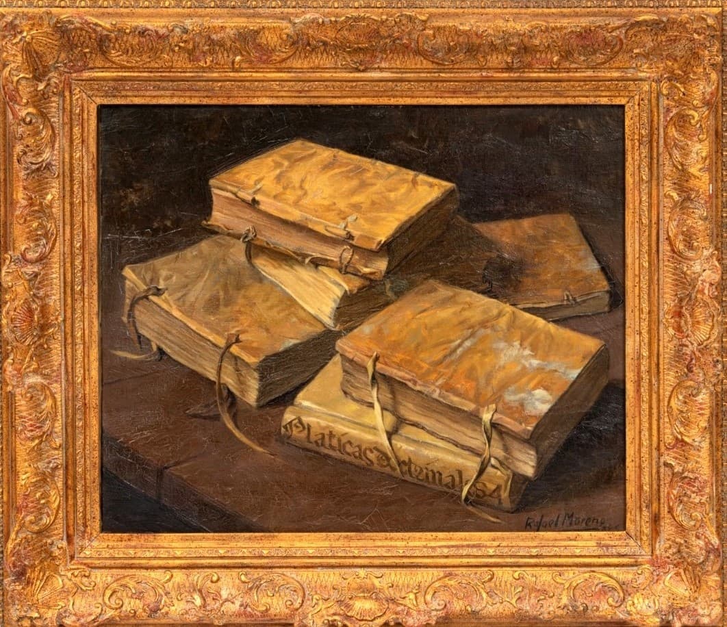 bodegón de libros antiguos".